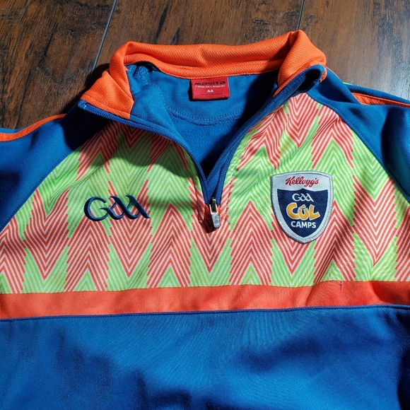 Kelloggs GAA Cúl Camps Gaelic Football Soccer Jacket Masita SZ uk 4A, us 4 RARE - Picture 7 of 12